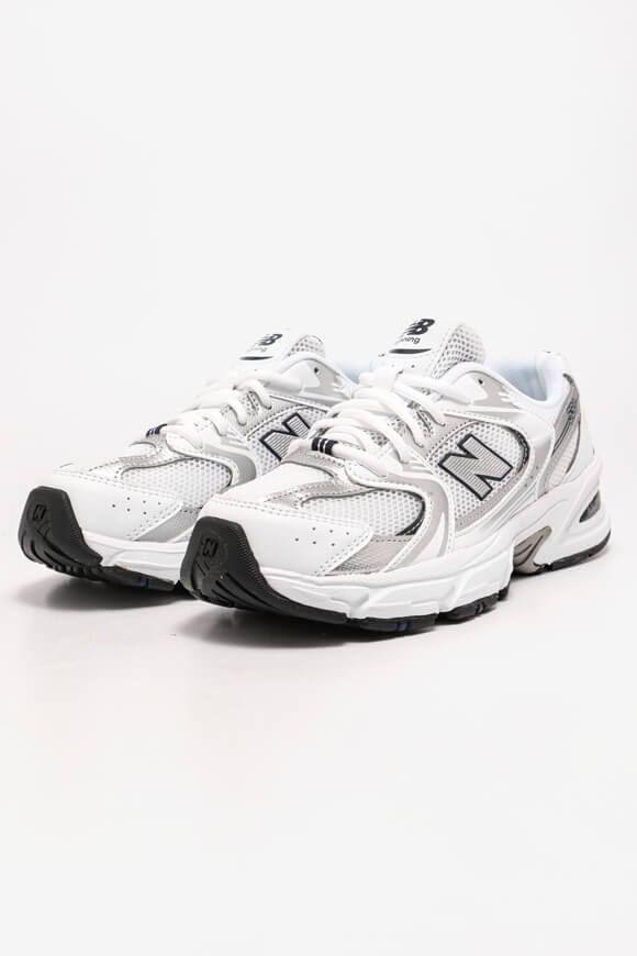 G530 Core Sneaker - White + Silver