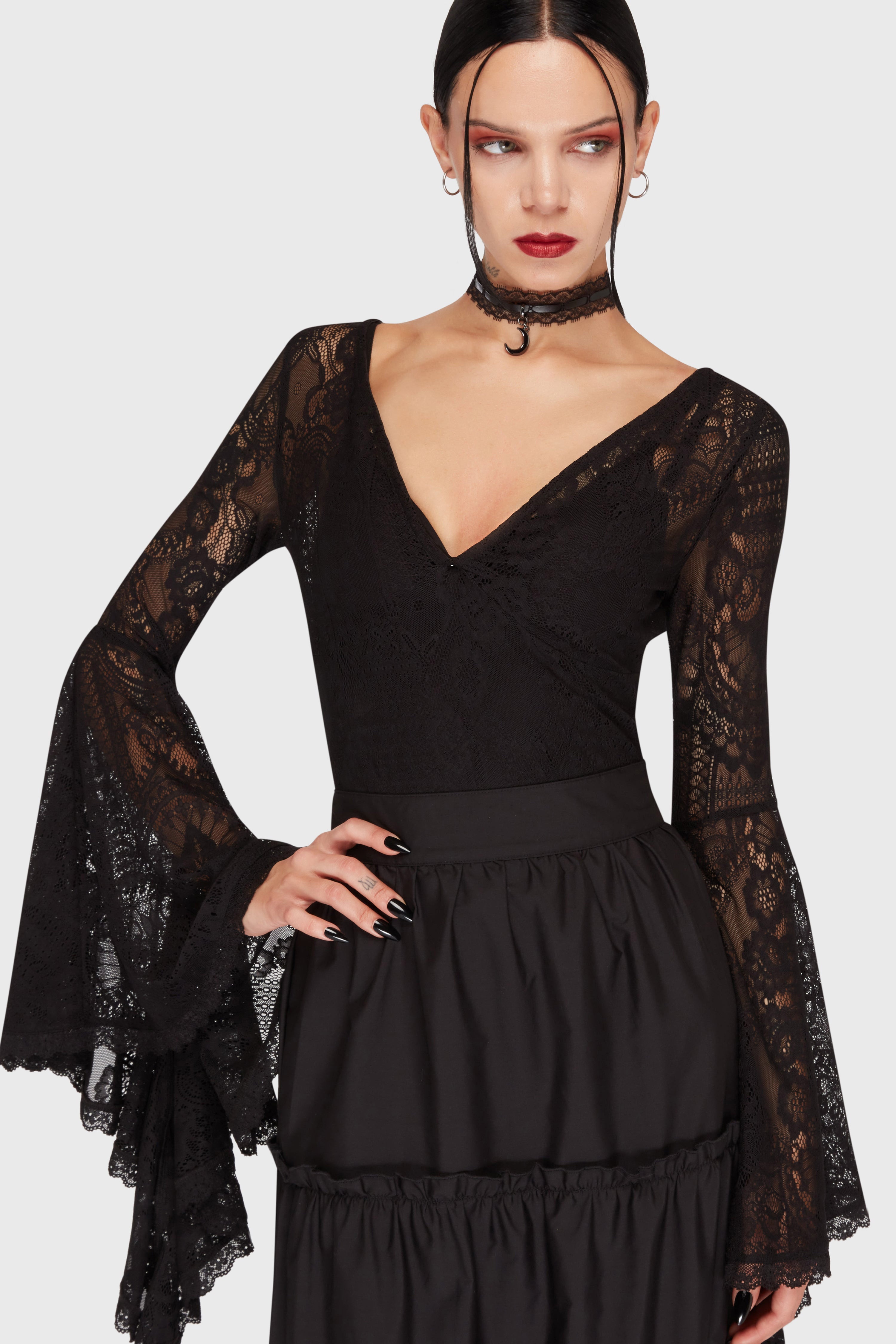 Spitzen Body - Black