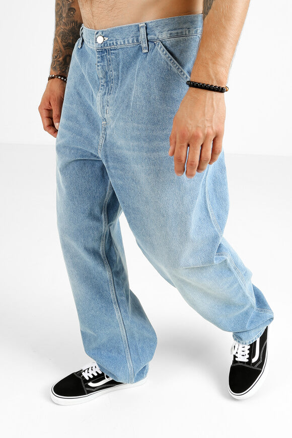 Relaxed Straight Fit Jeans L32 - Hellblau