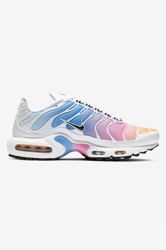 Air Max Plus Sneaker - White + Black + University Blue