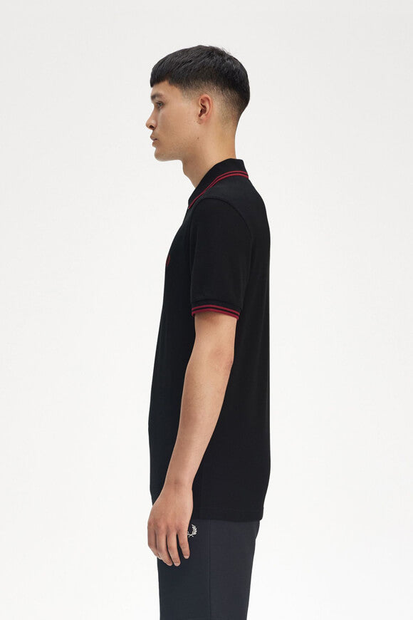 Twin Tipped Poloshirt - Black