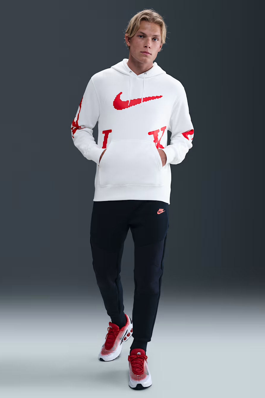 Sportswear Club Fleece Kapuzensweatshirt - White