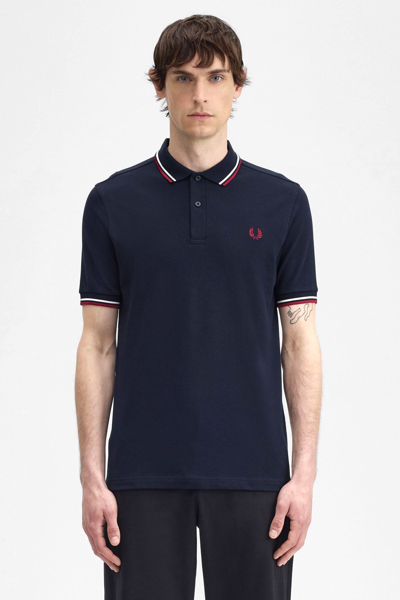 Twin Tipped Poloshirt - Dark Navy