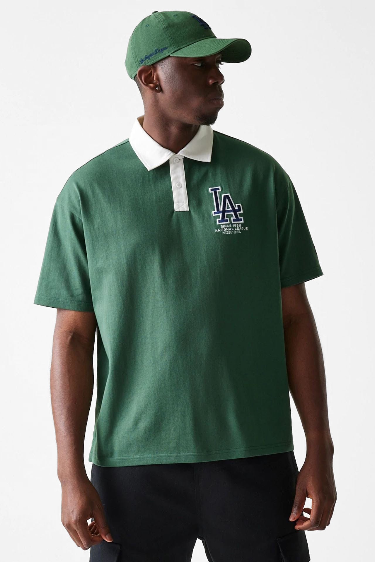 Oversize Poloshirt - Dark Green