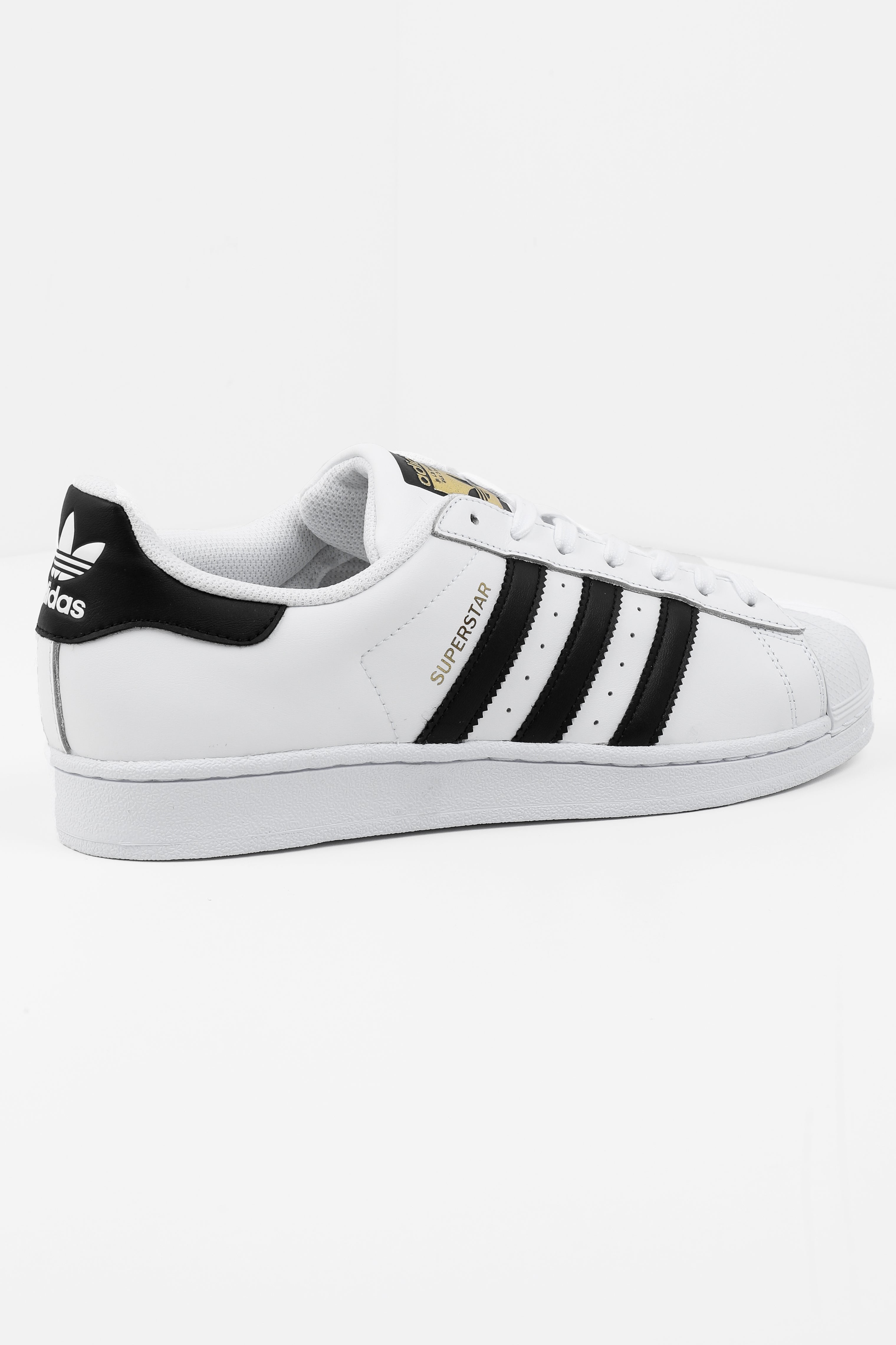 Superstar Sneaker - Weiss + Schwarz + Goldfarbe