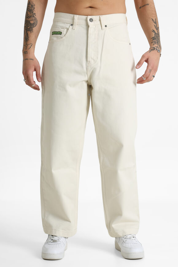 Worker Baggy Fit Jeans - Oatmeal Overdye