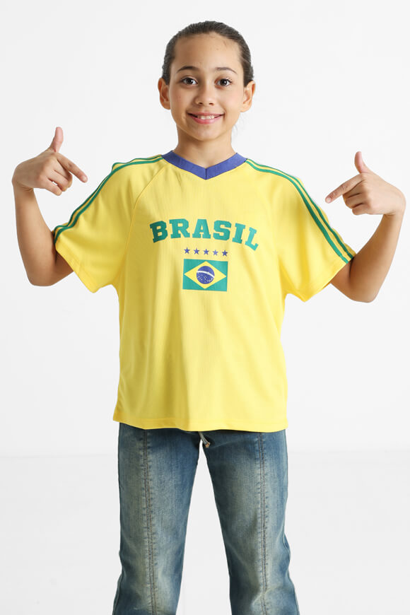 Mesh T-Shirt - Gelb
