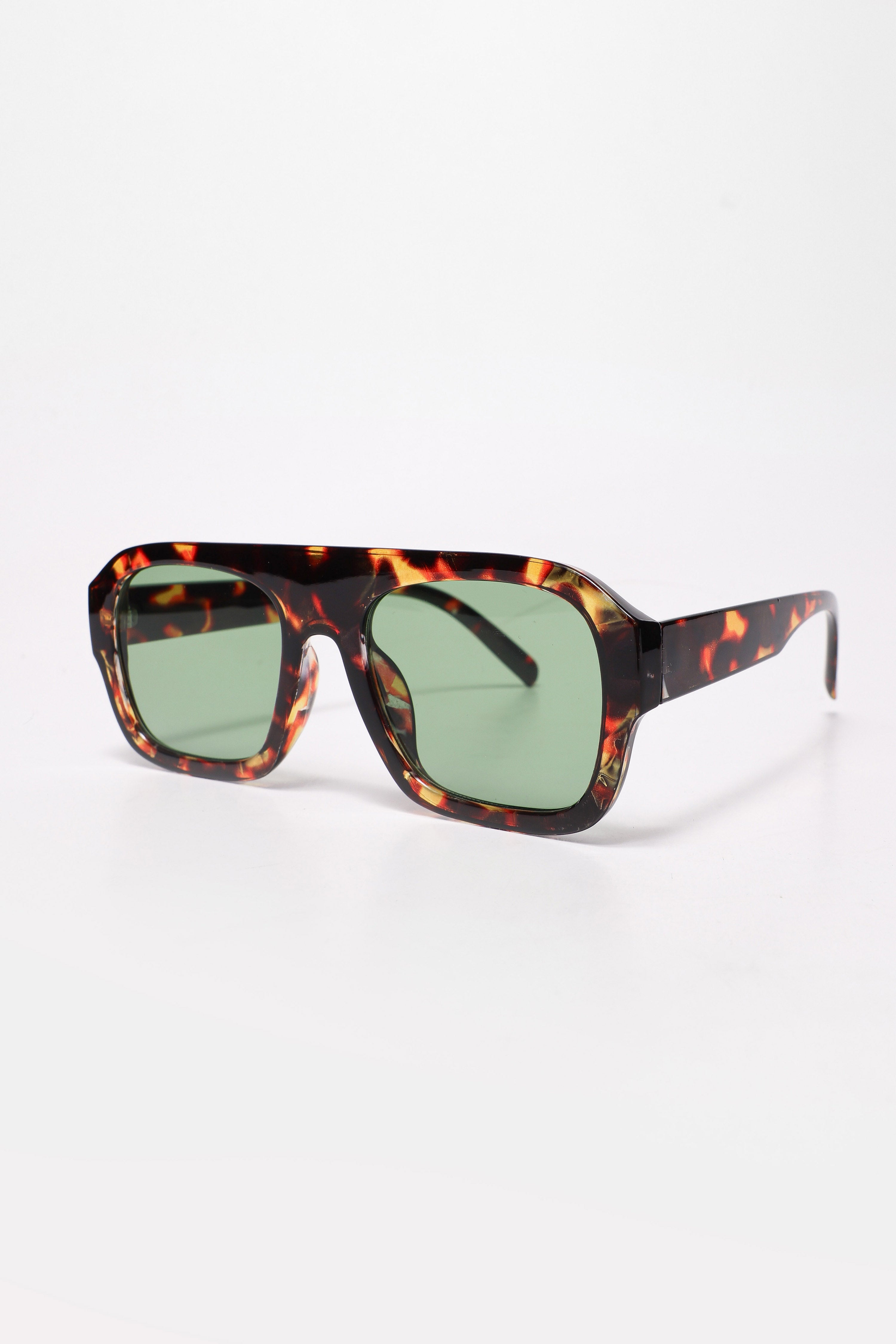 Brille - Leopard + Green