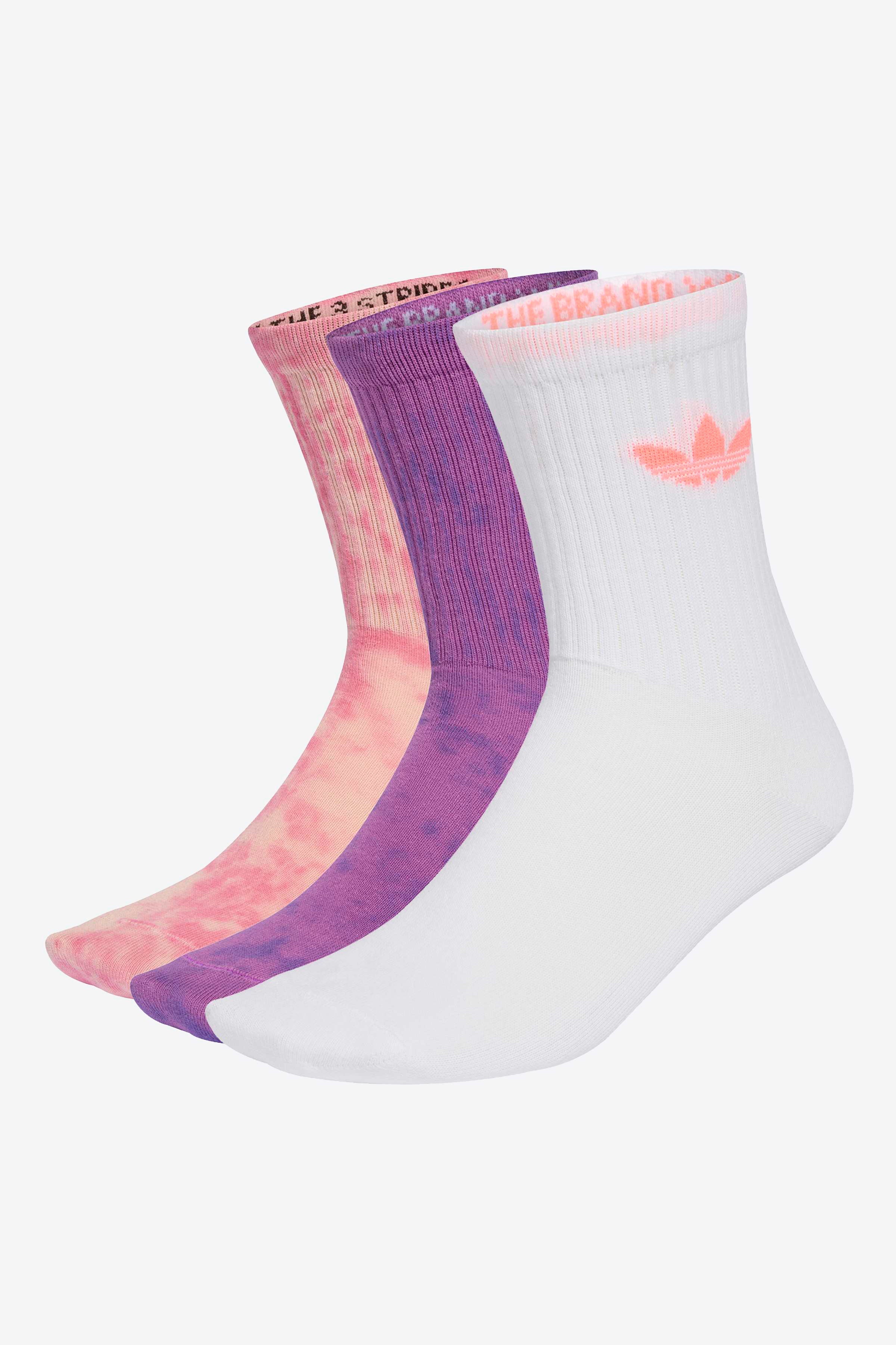 Dreierpack Socken - Blush Pink + Purple Rush + White