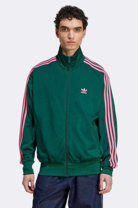 Adicolor Classics Firebird Trainingsjacke - Collegiate Green + Lucid Pink
