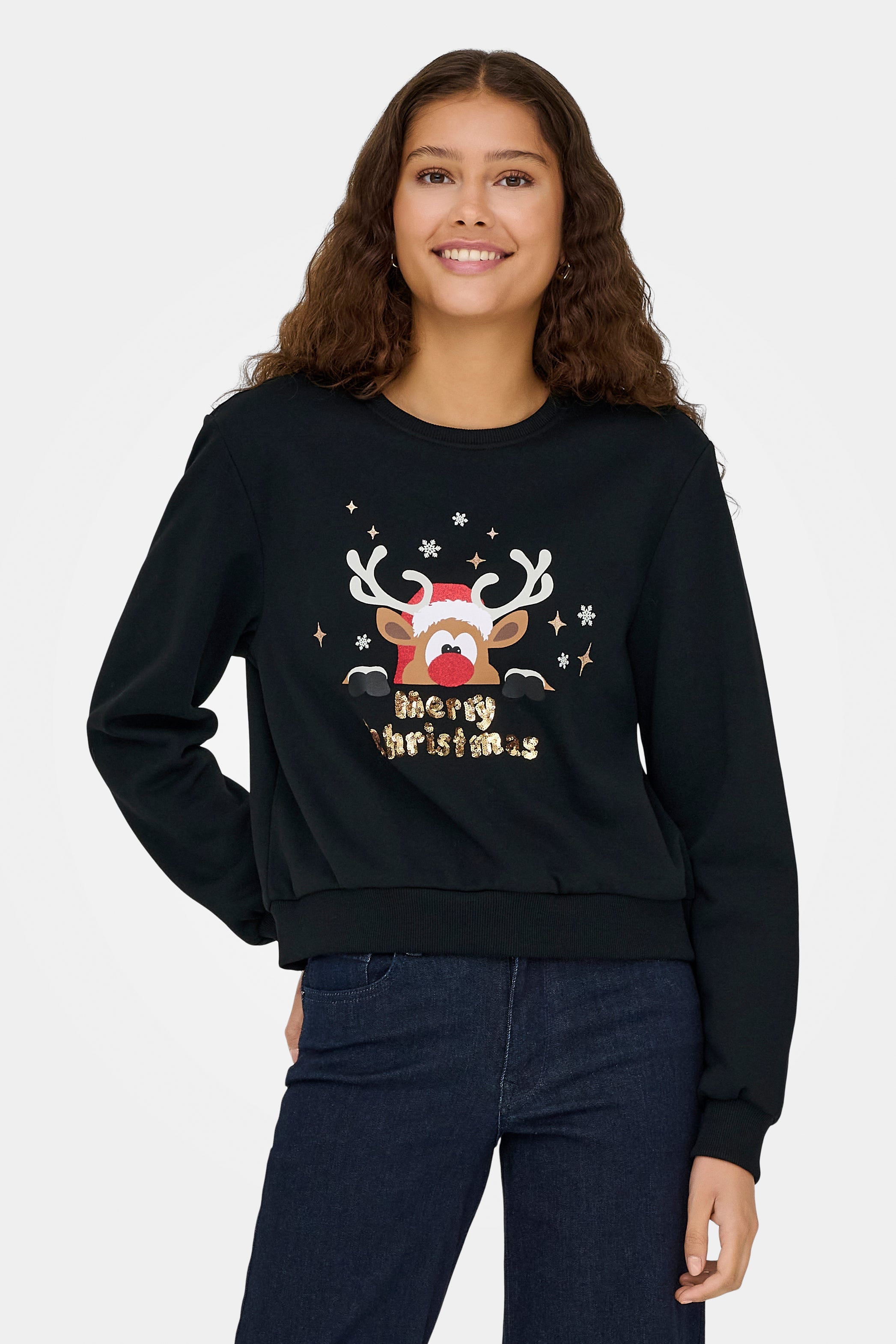 ONLYDA Weihnachts-Sweatshirt - Black