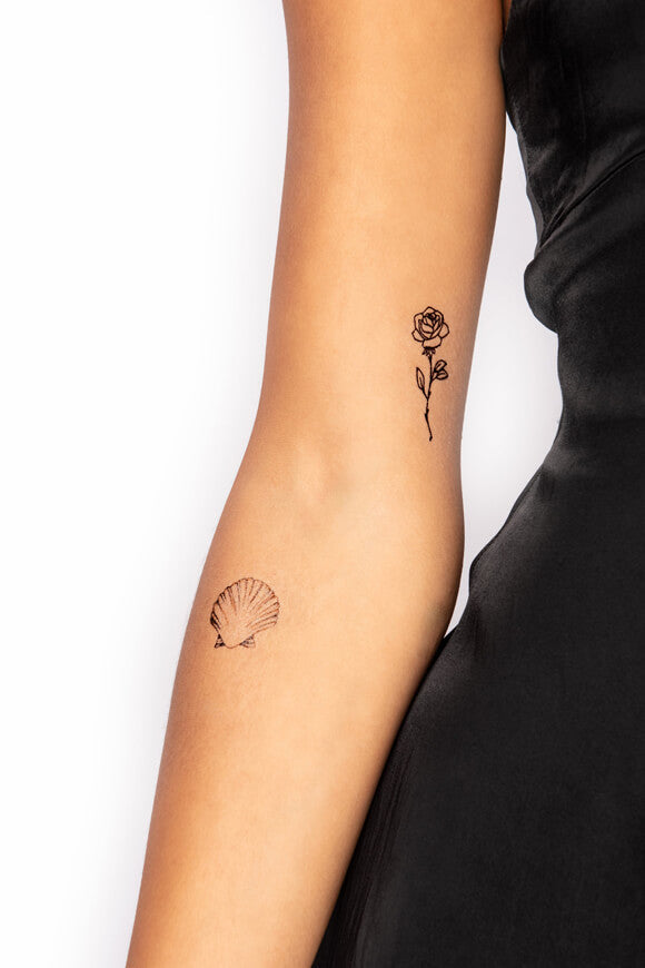 Bad Babe Selbstklebende Tattoos - Black