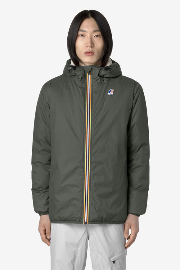 Le Vrai 4.0 Claude Orsetto Gefütterte Jacke - Green Blackish