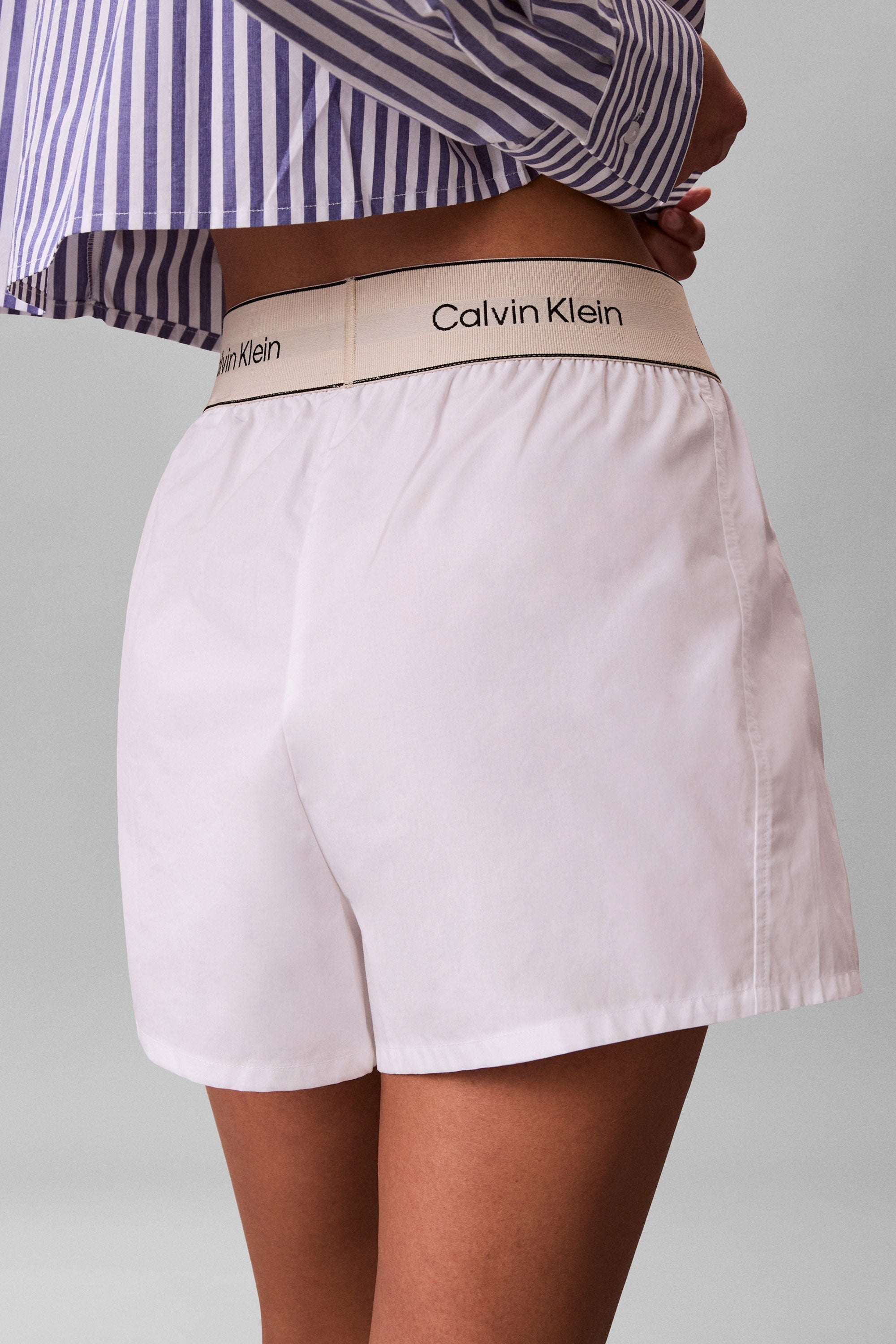 Stoffshorts - Classic White