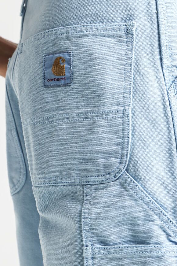 Single Knee Jeansshorts - Piscine Faded