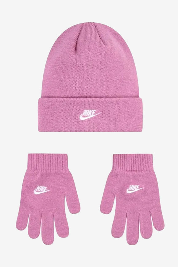 Set: Beanie und Handschuhe - Magic Flamingo