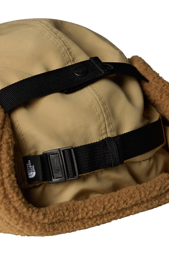 Yumiori gefütterte Trapper cap - Utility Brown + Khaki Stone