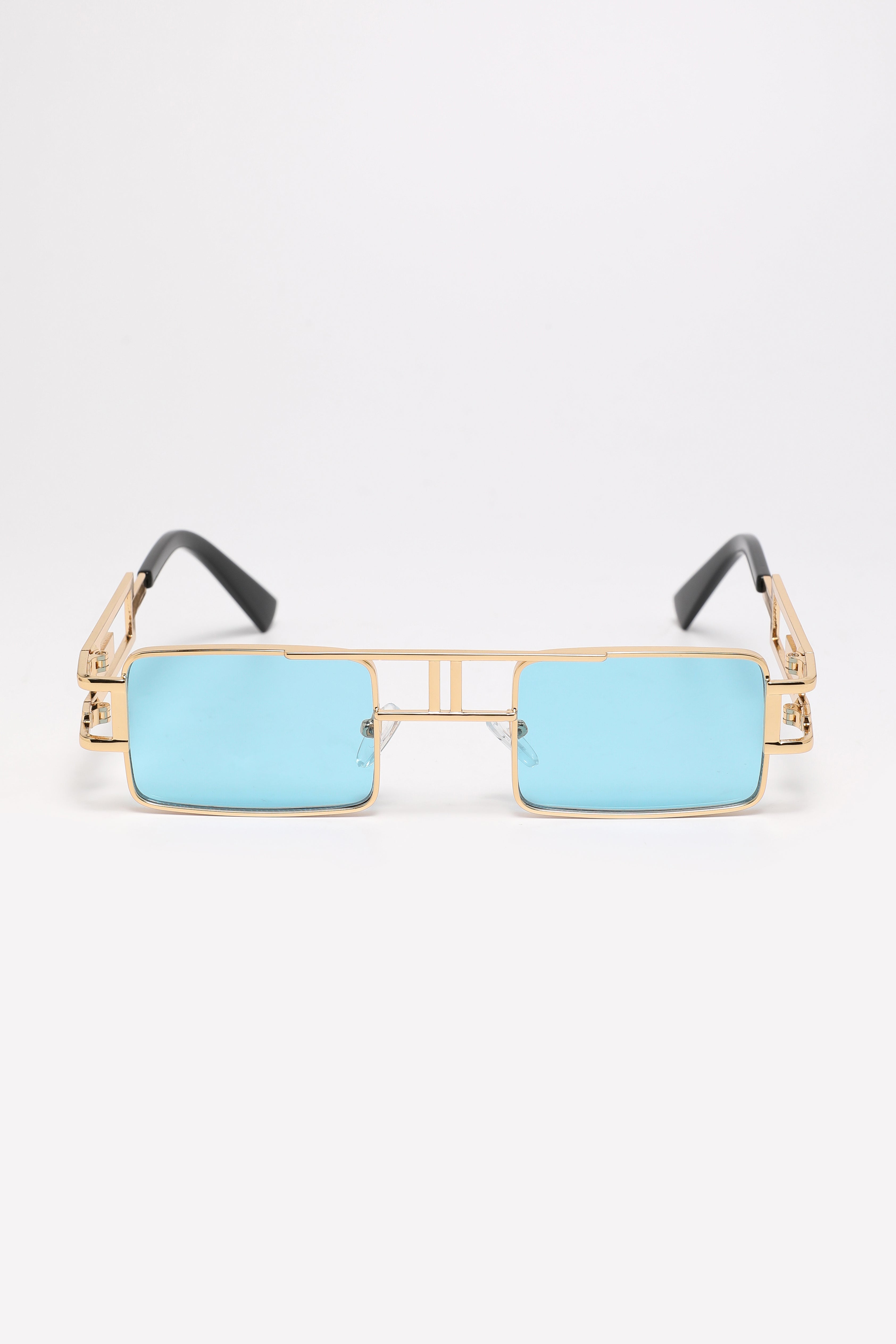Brille - Gold + Blue