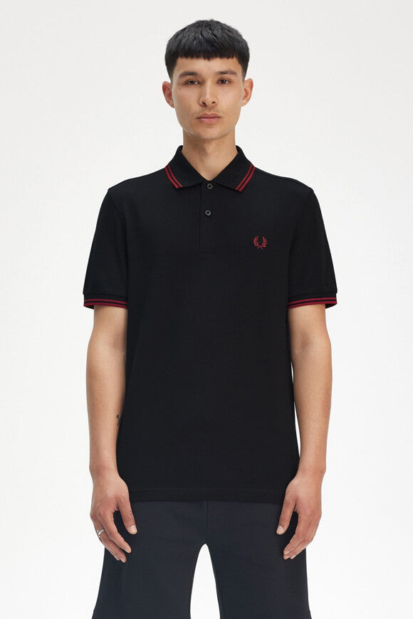 Twin Tipped Poloshirt - Black