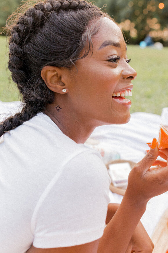 Bad Babe Selbstklebende Tattoos - Black