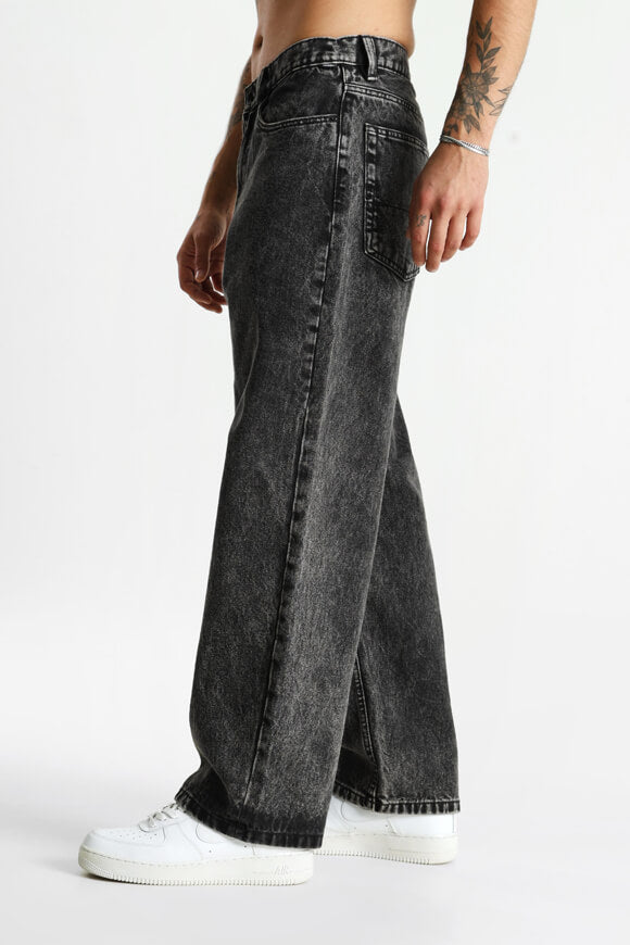 Baggy Fit Jeans - Black Washed