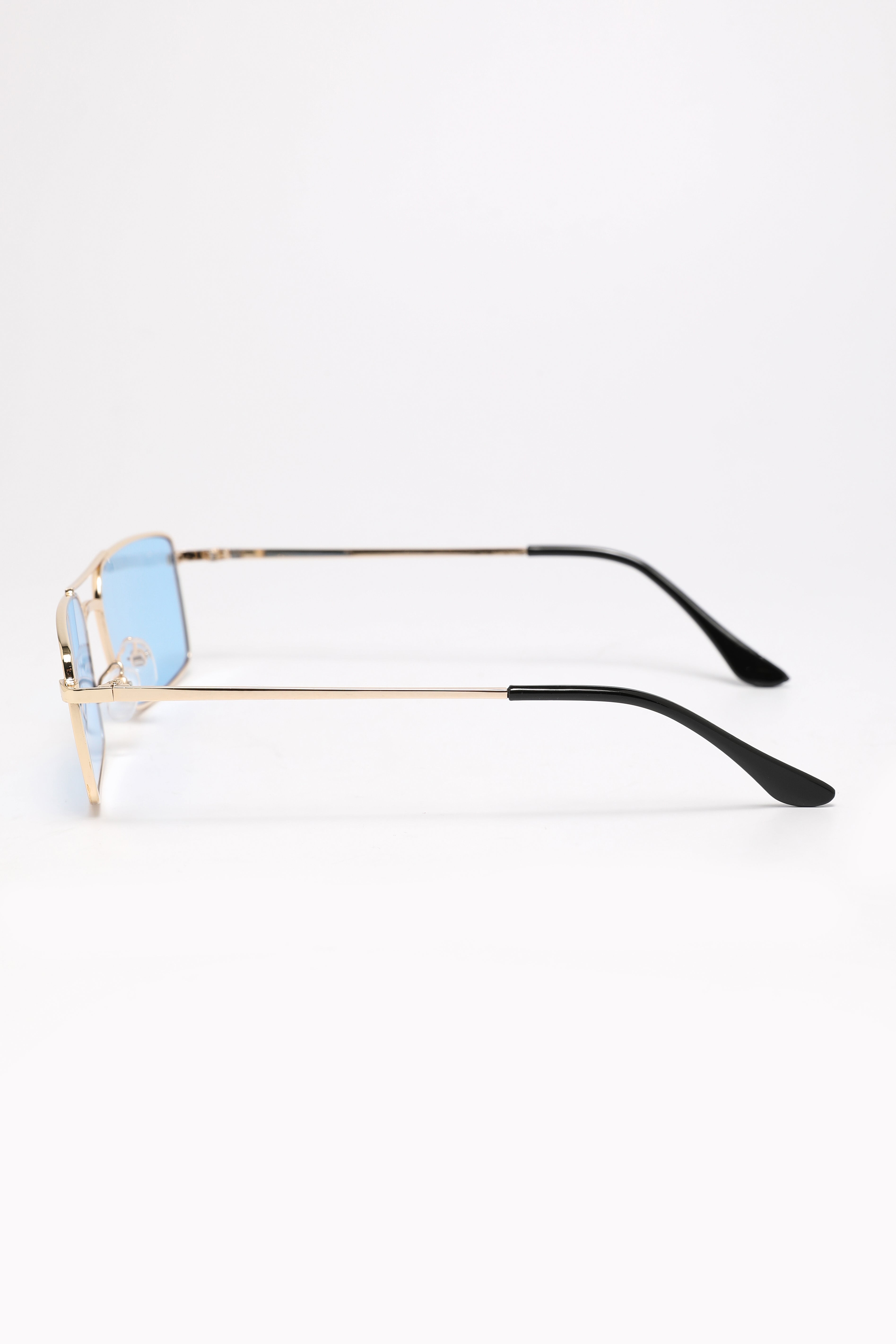 Brille - Gold + Light Blue