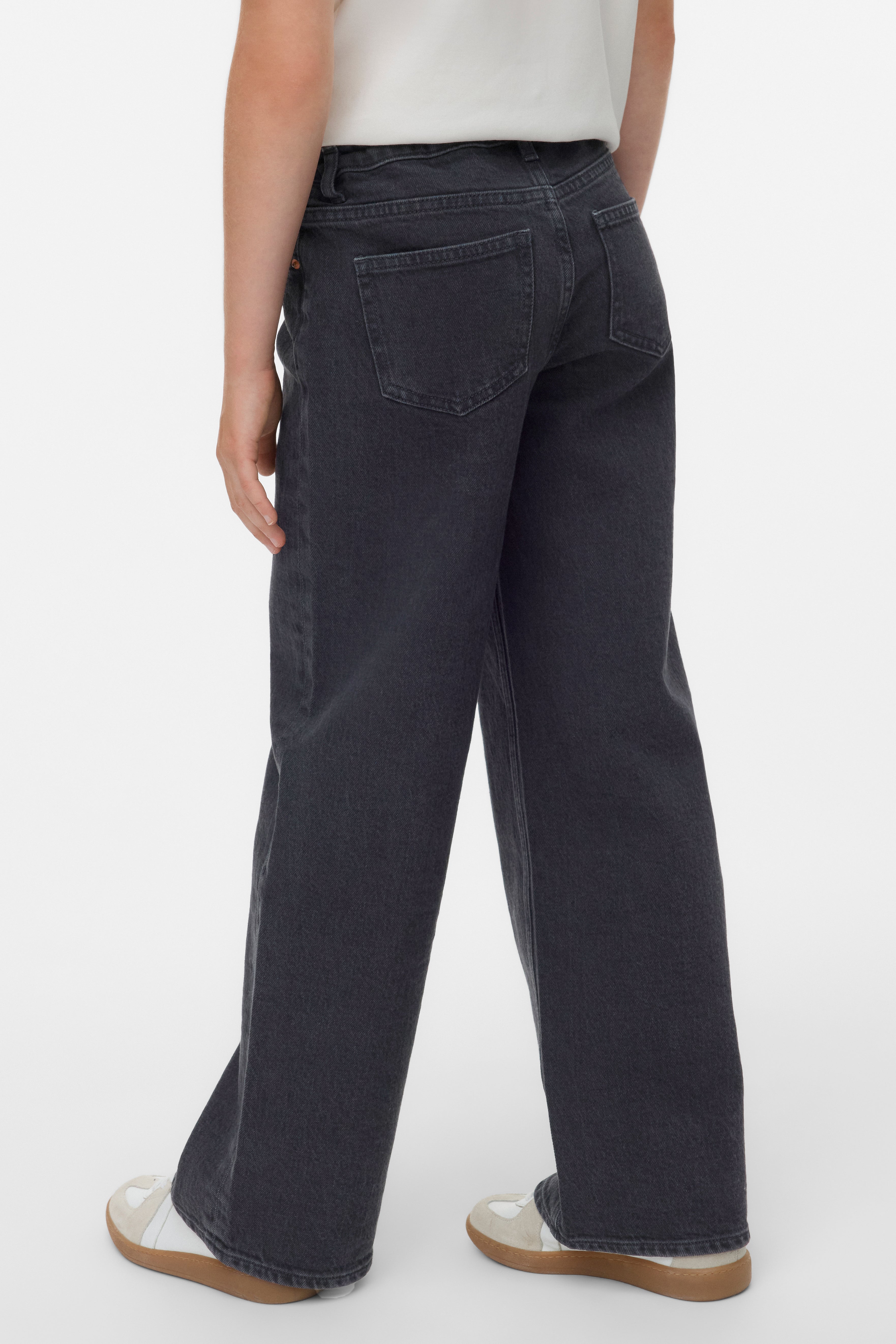 VMTESSA Wide Leg Jeans - Black Denim