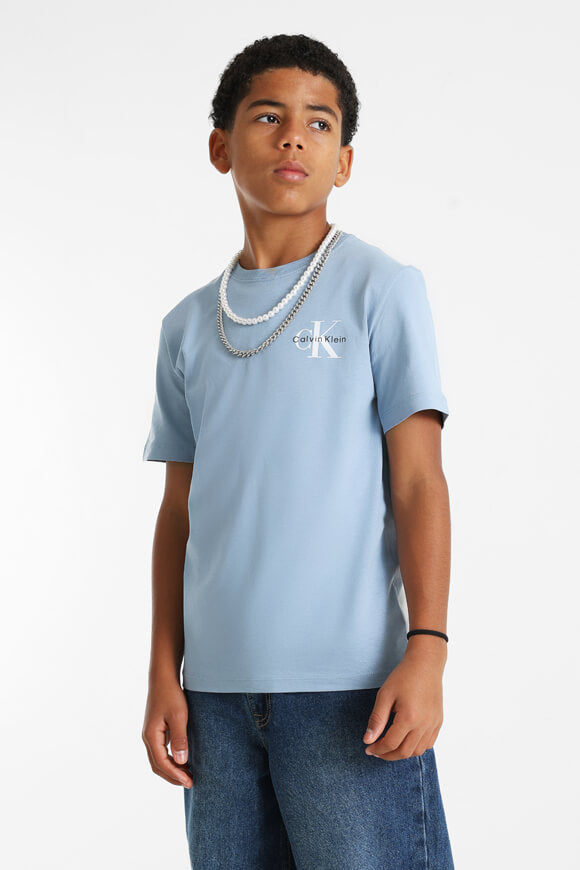 Monologo t-shirt - Faded Denim