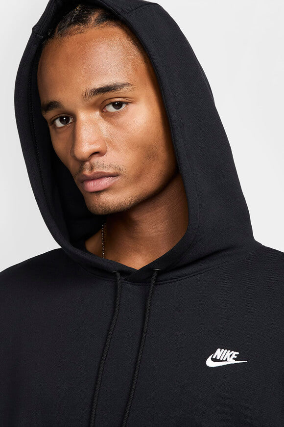 Club Fleece Oversize Kapuzensweatshirt - Black