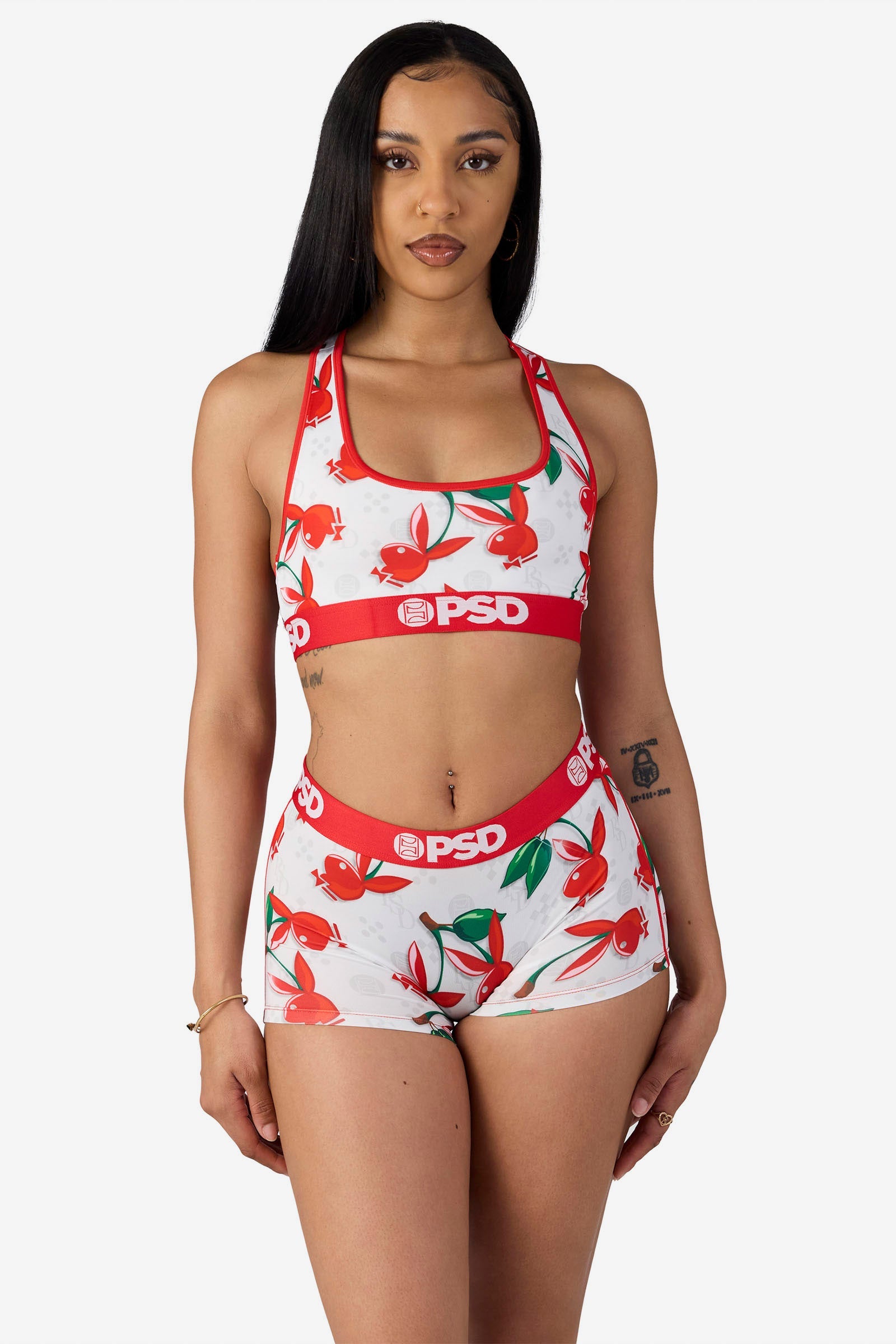 Panty - White + Red
