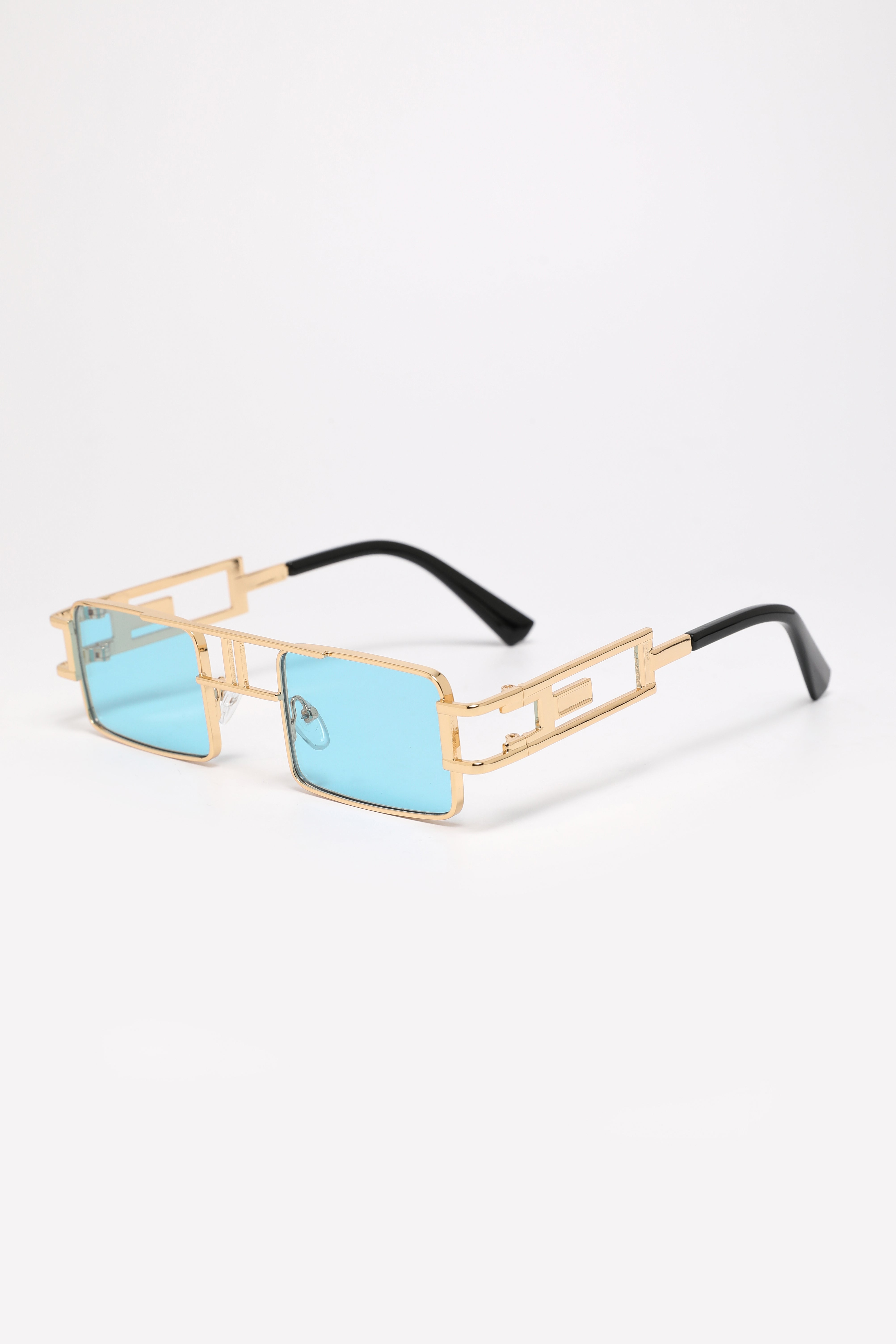 Brille - Gold + Blue