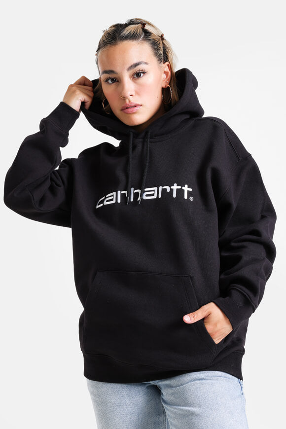 Kapuzensweatshirt - Schwarz