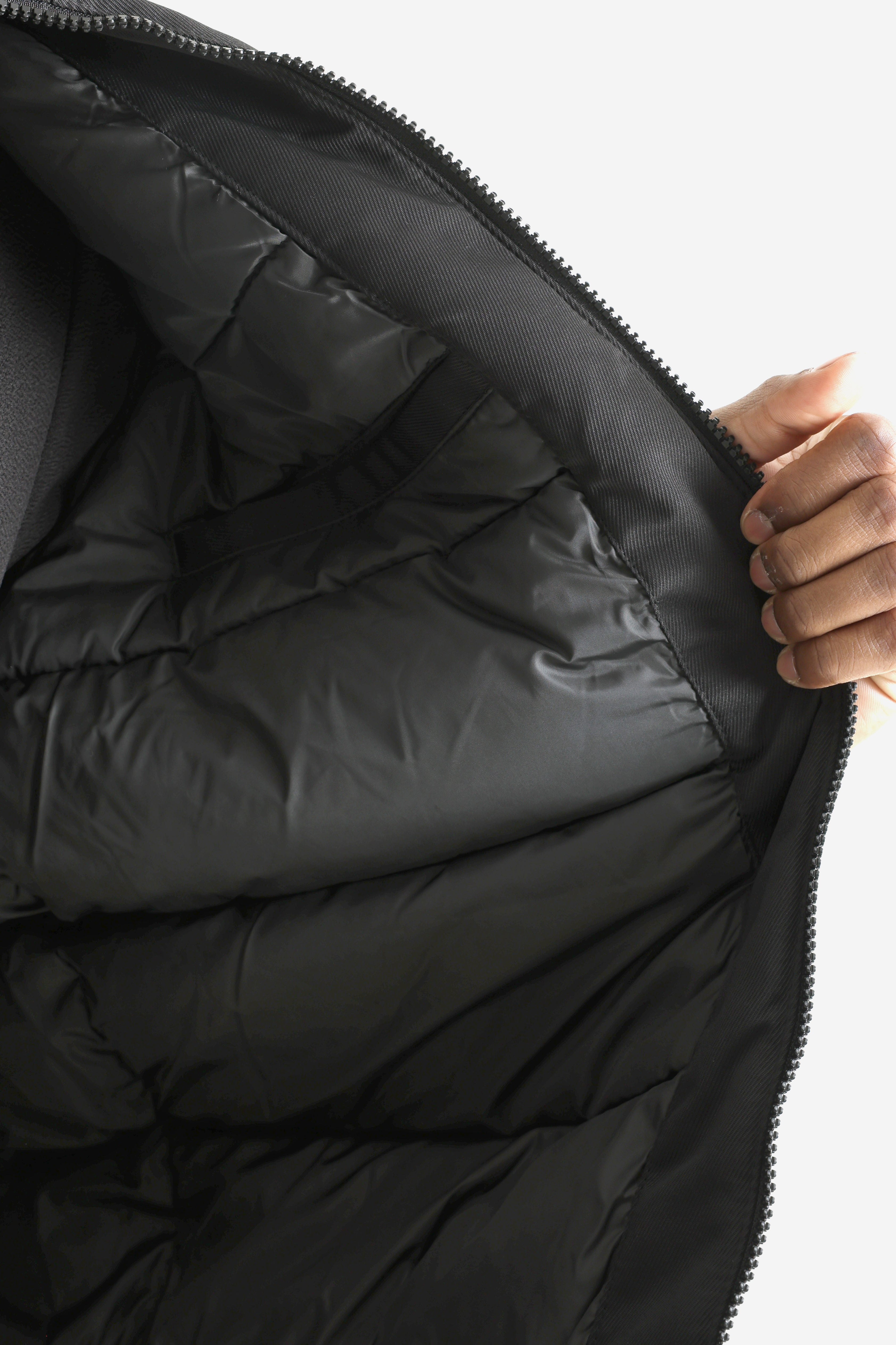 JJCHARLIE Wattierte Bomberjacke - Black
