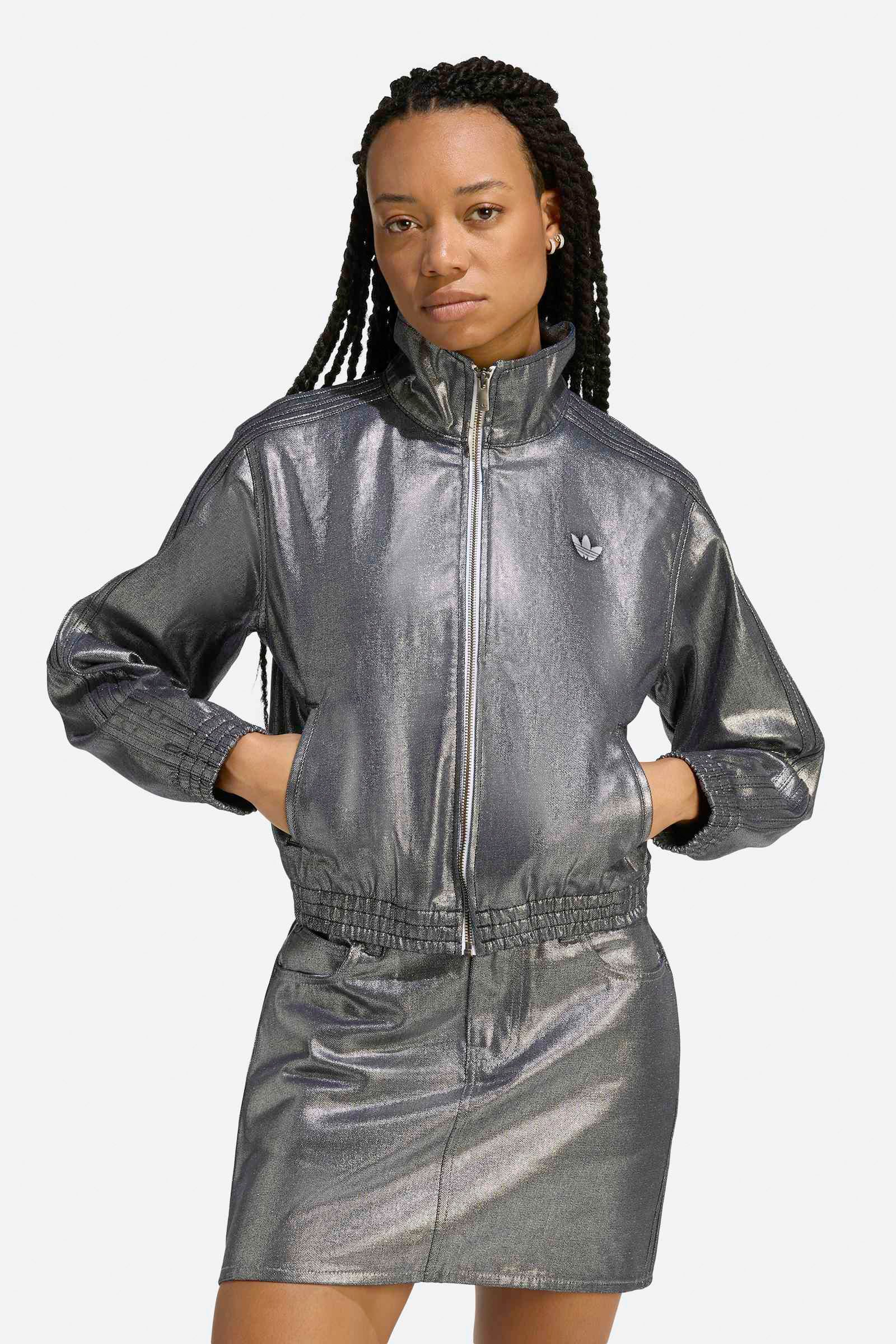 Adicolor Classic Firebird Bomberjacke - Silver Metallic