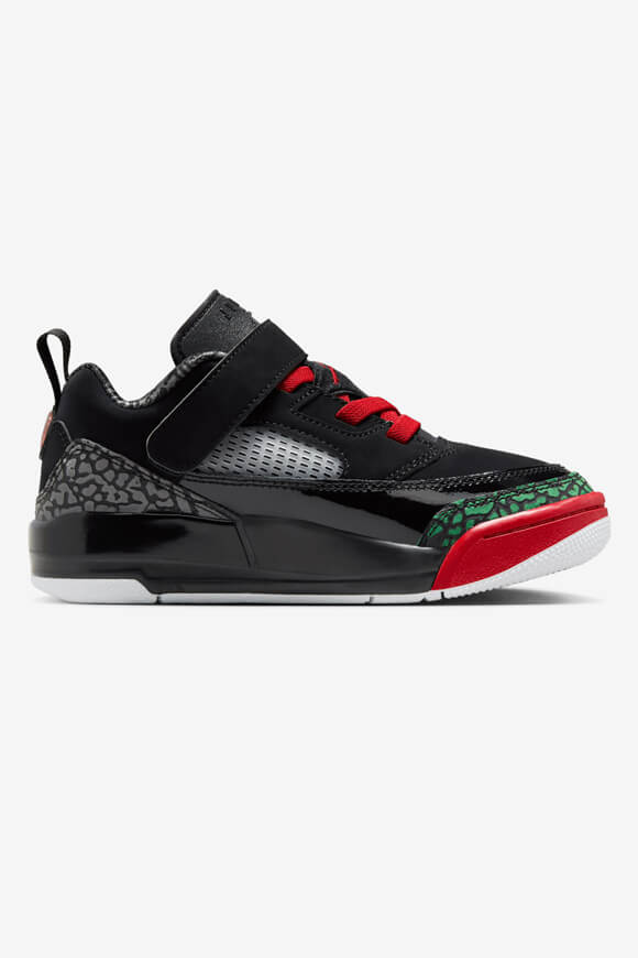 Spizike Kids Sneaker - Black + Varsity Red