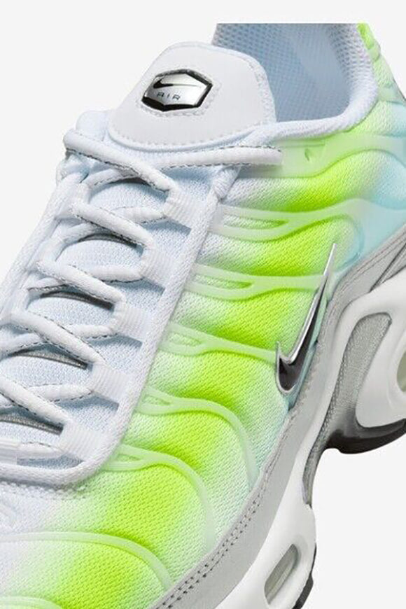 Air Max Plus Sneaker - White + Black + Cyber + Glacier Blue