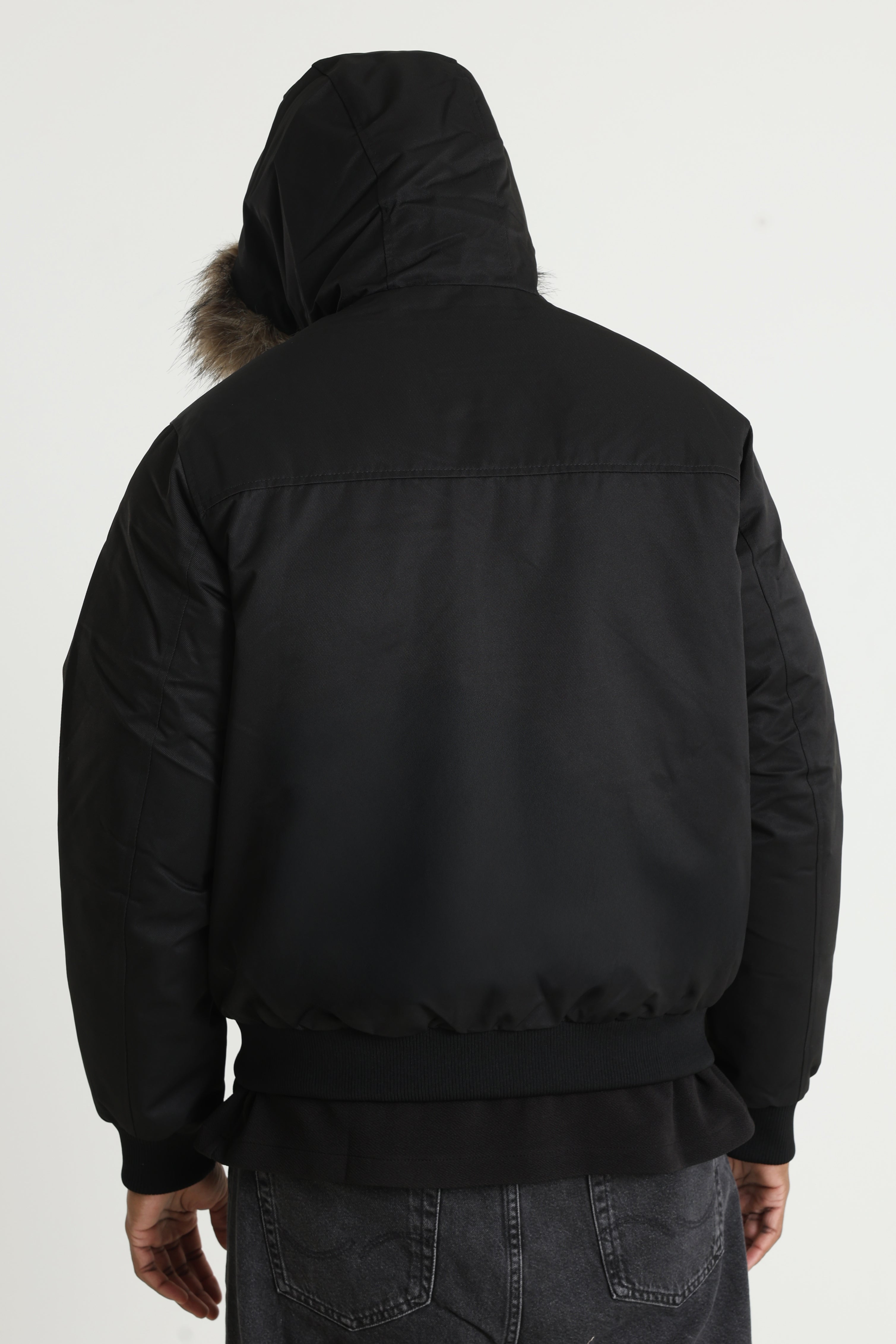 JJCHARLIE Wattierte Bomberjacke - Black