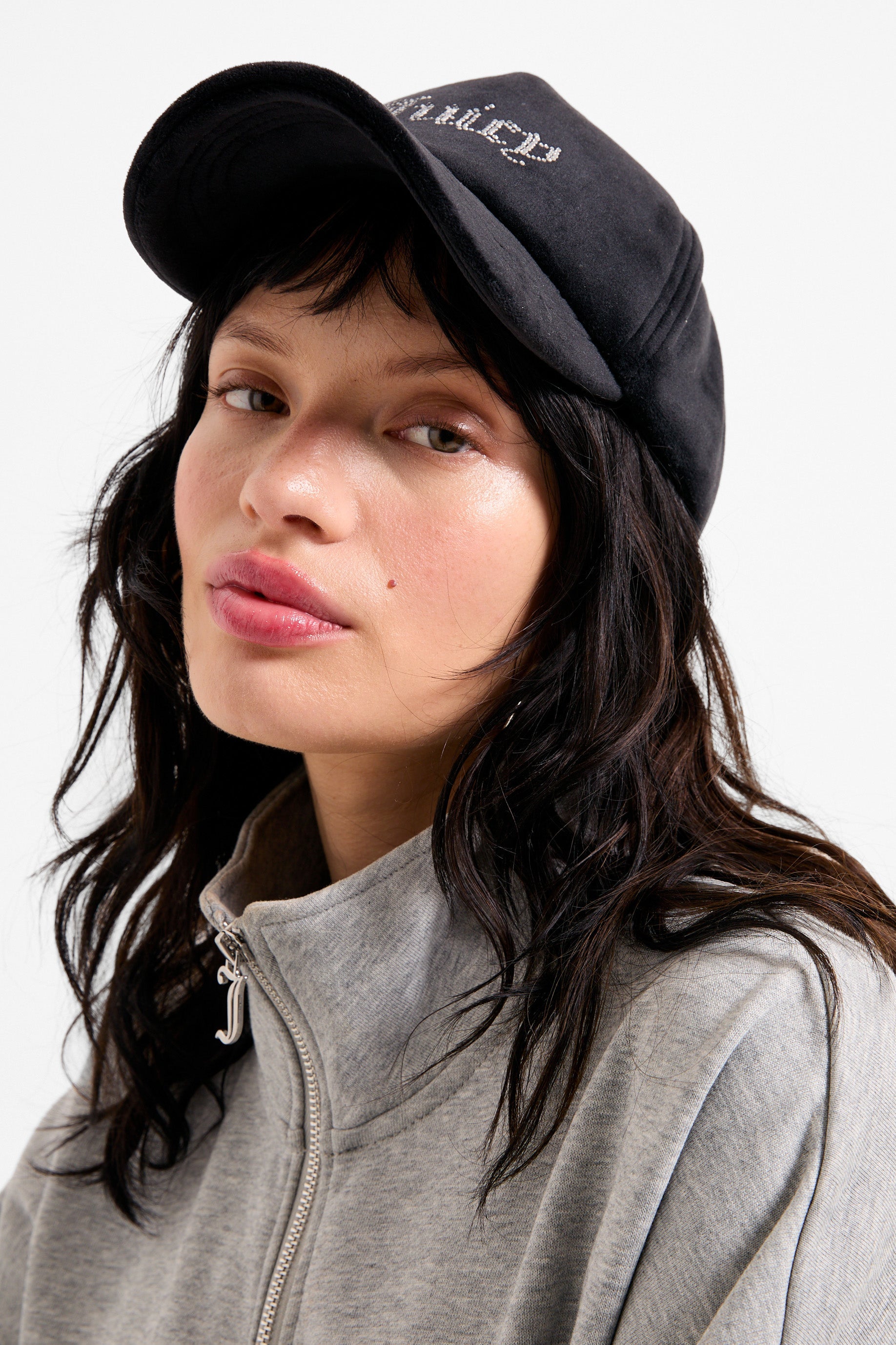 Samt Cap / Strapback - Black