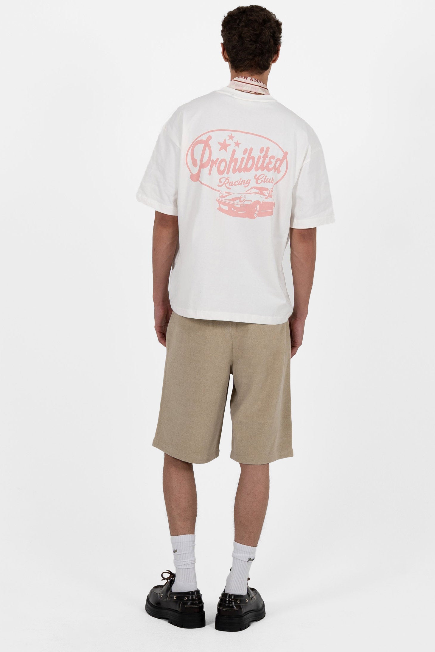 Tuning Club T-Shirt - Offwhite + Light Pink