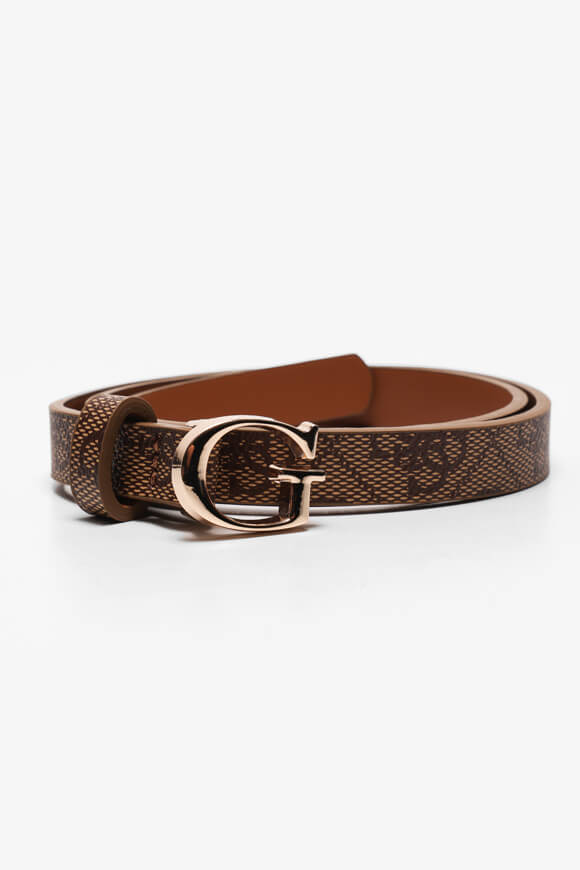 Gürtel - Beige + Brown