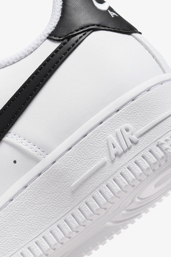 Air Force 1 Sneaker - White + Black
