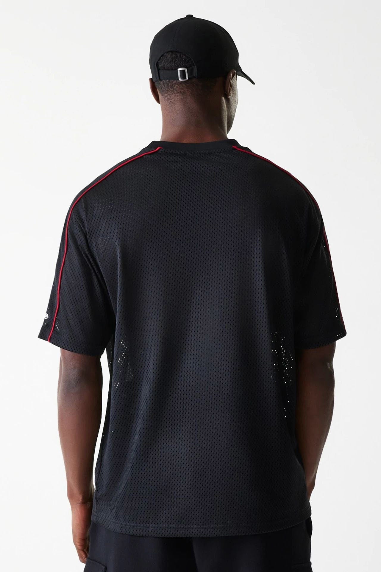 Mesh Oversize T-Shirt - Black