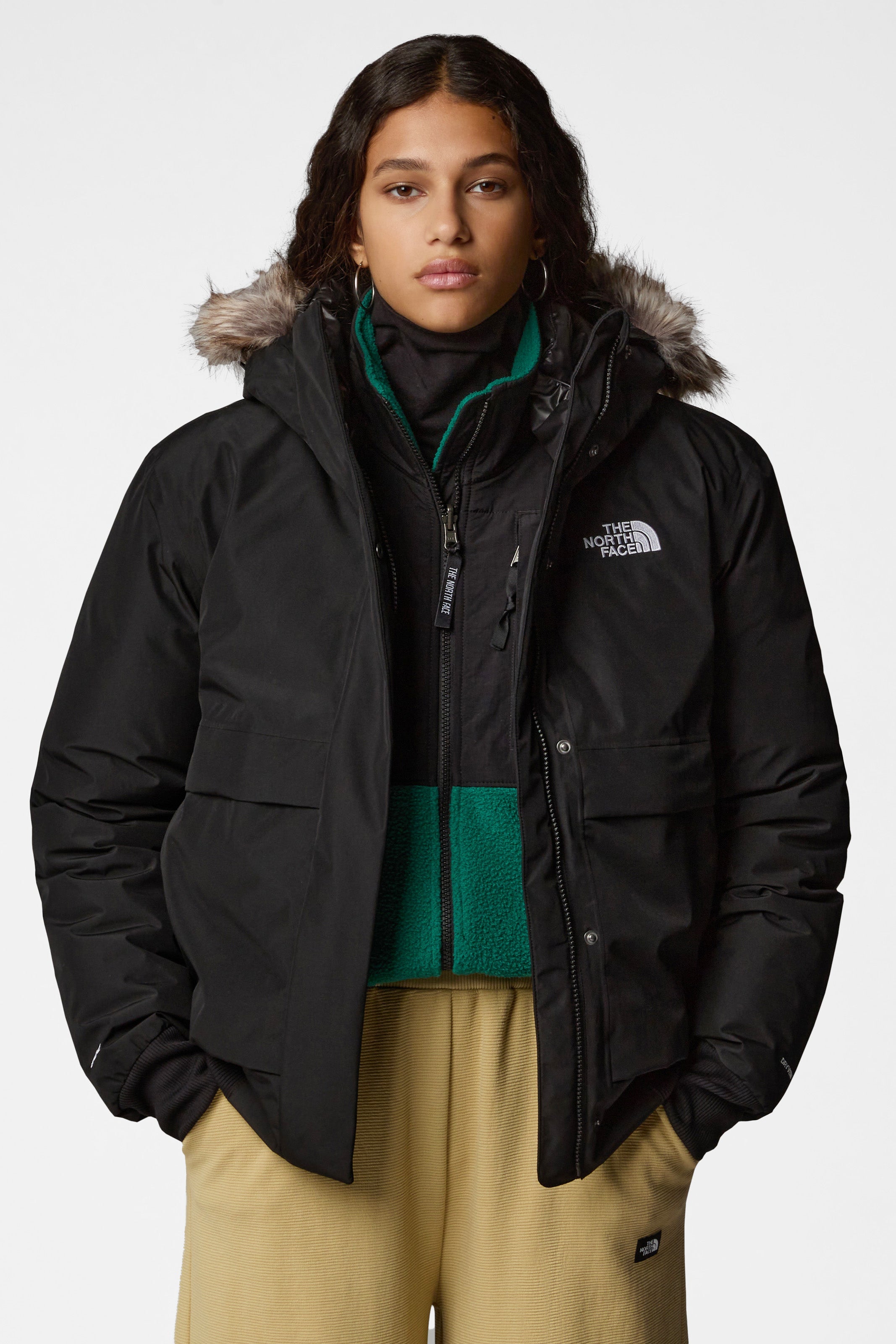Arctic Daunen-Bomberjacke - Black