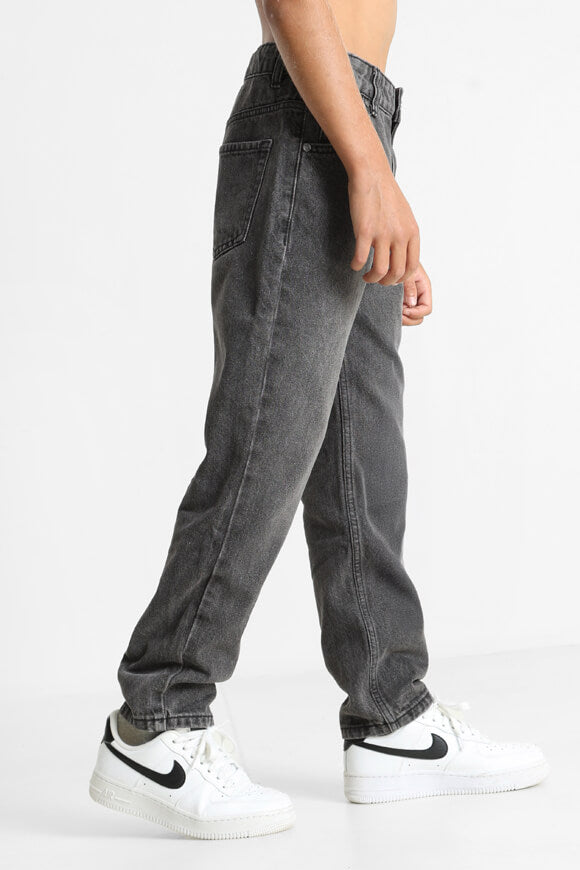 Straight Fit Jeans - Schwarz Denim