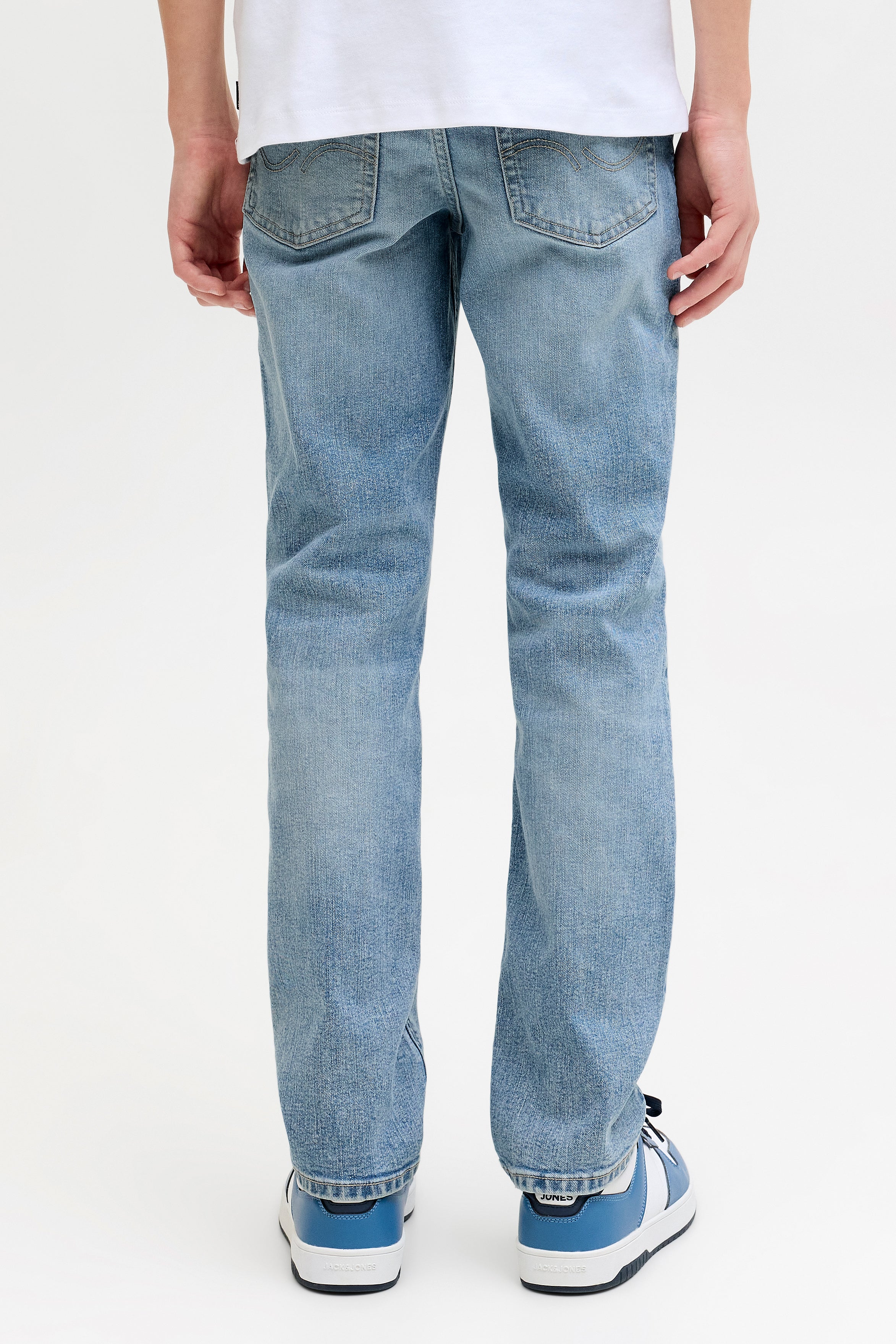 JJICLARK Regular Fit Jeans - Light Blue Denim
