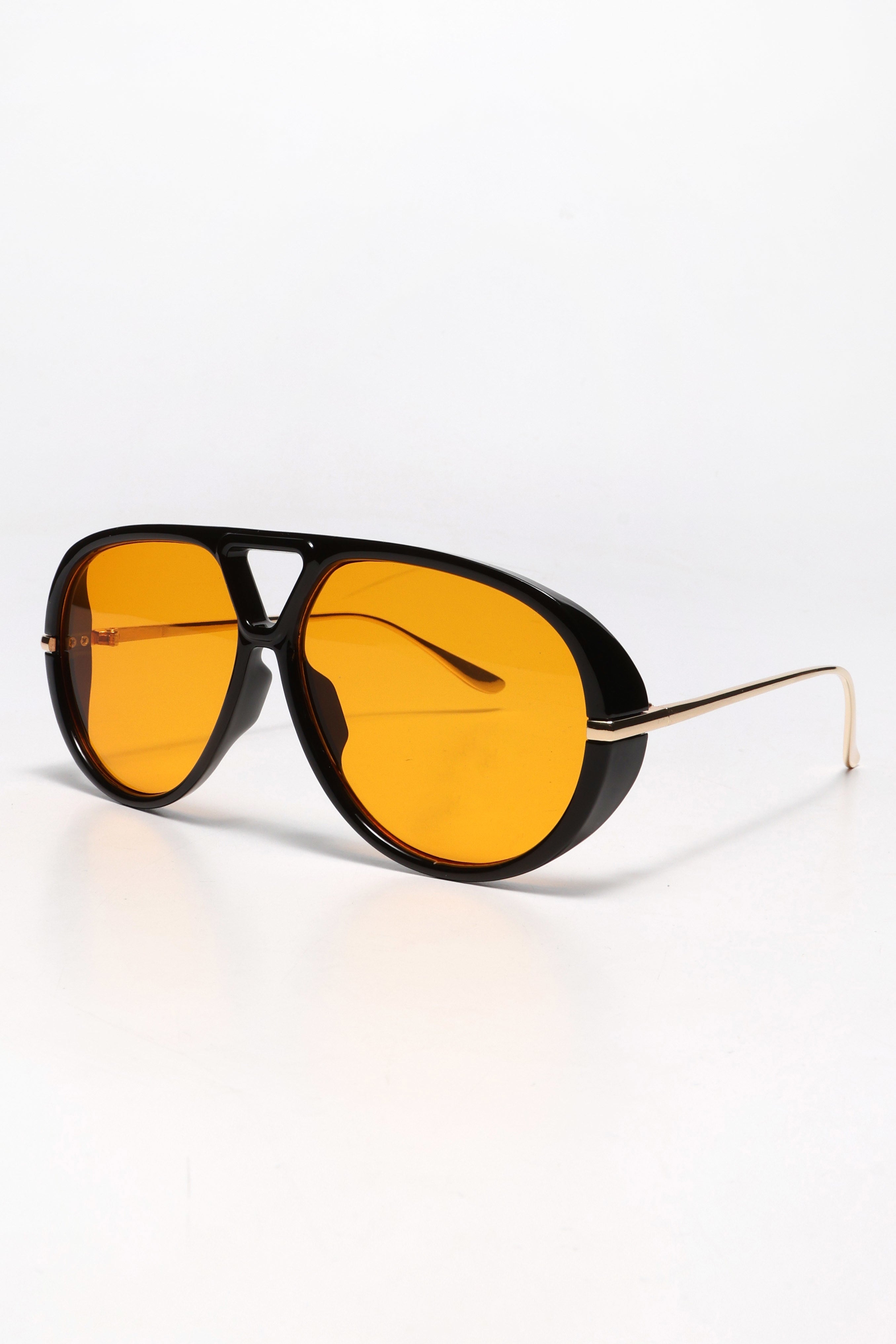 Sonnenbrille - Black + Gold + Orange