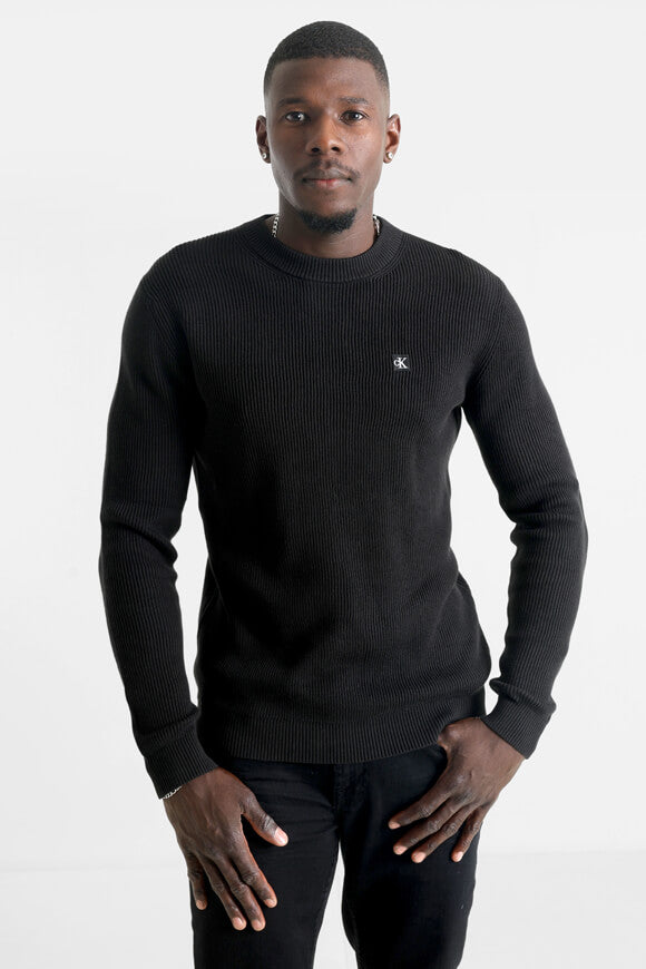 Embro Badge Strickpullover - Black