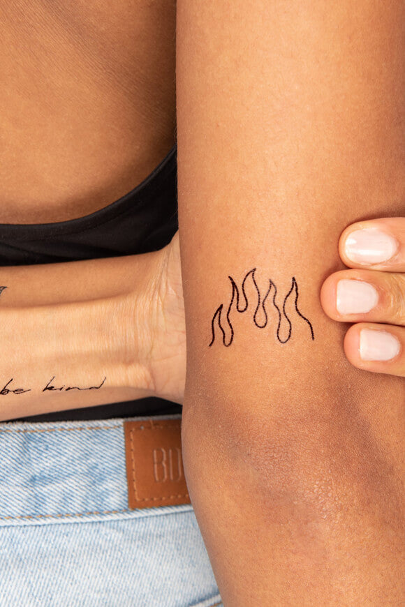 Bad Babe Selbstklebende Tattoos - Black