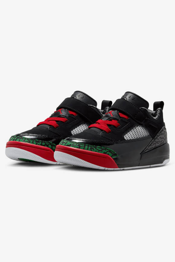 Spizike Kids Sneaker - Black + Varsity Red
