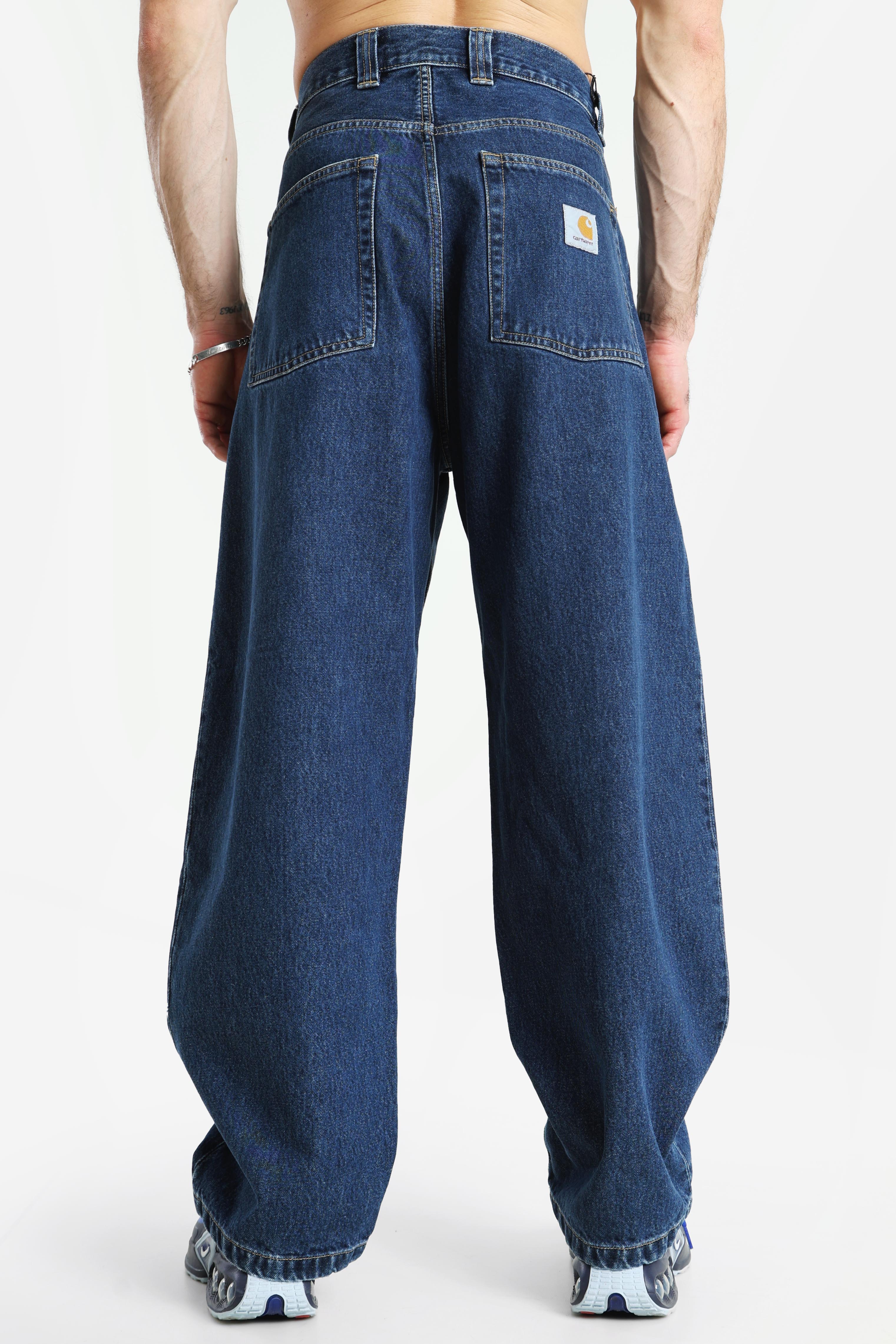 Brandon Loose Fit Jeans - Blue Stone Washed